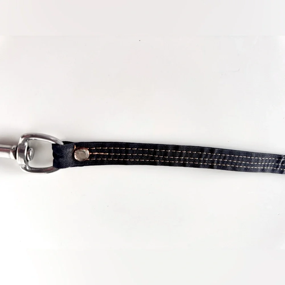 26” Short Close Control Dog Lead Leash Thick Heavy Duty Black (#A)